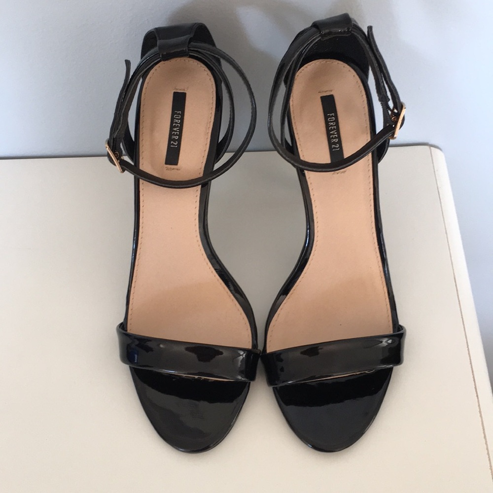 Patent Strappy Sandals